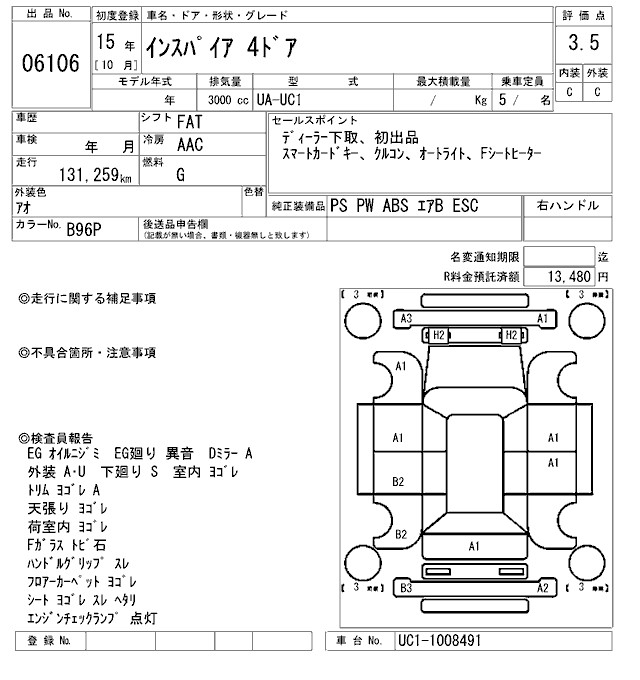 HONDA INSPIRE