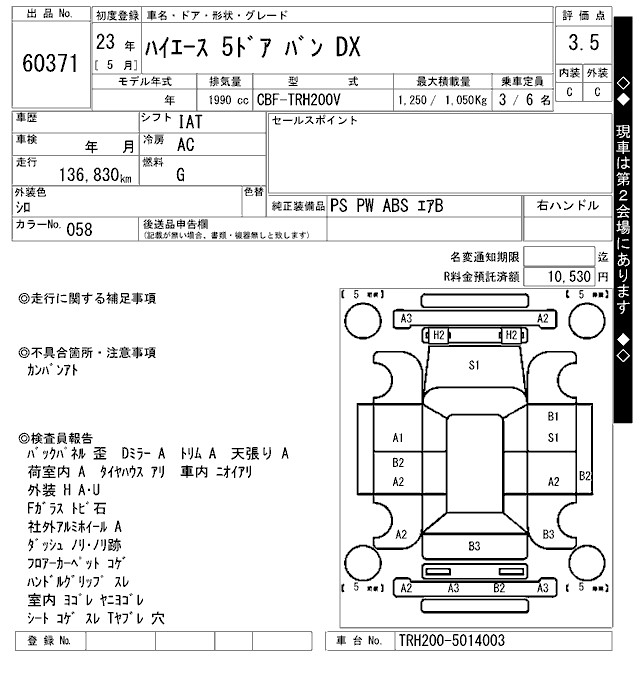 TOYOTA REGIUS ACE