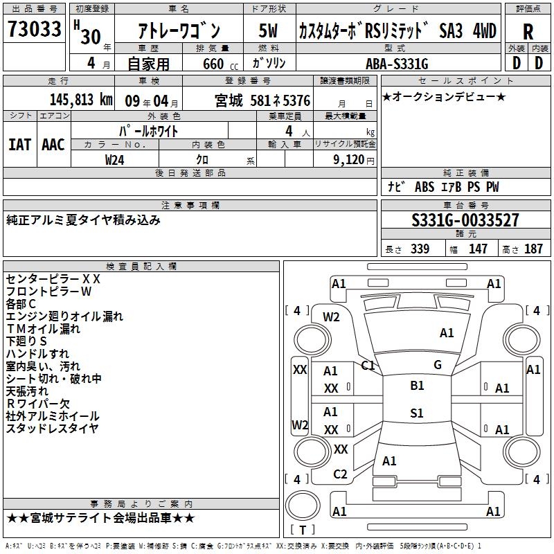 DAIHATSU ATRAI
