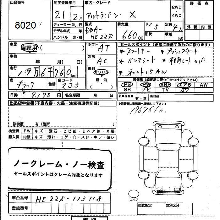 SUZUKI ALTO LAPIN
