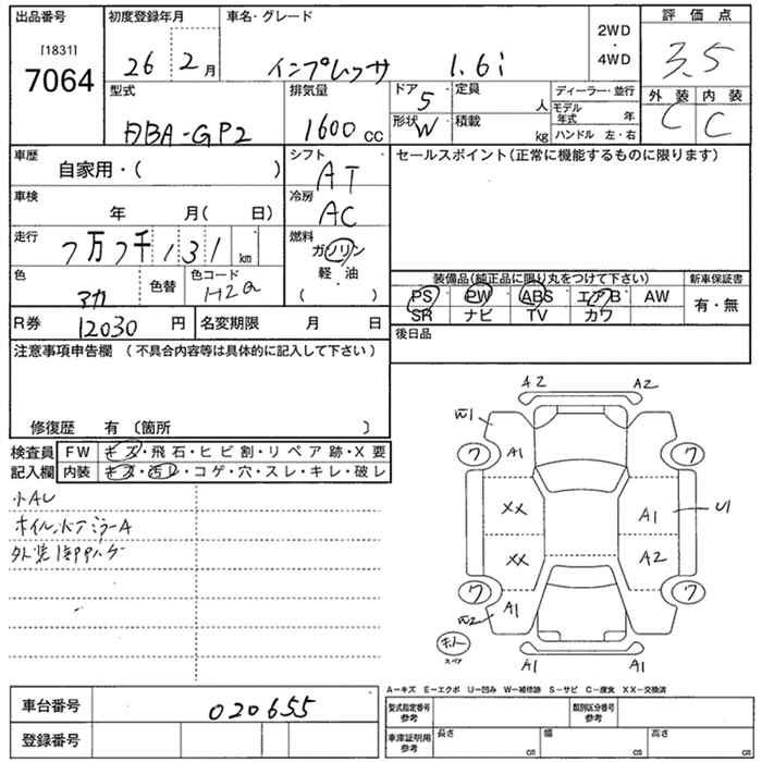 SUBARU IMPREZA