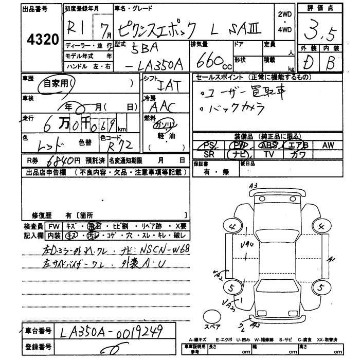 TOYOTA PIXIS EPOCH