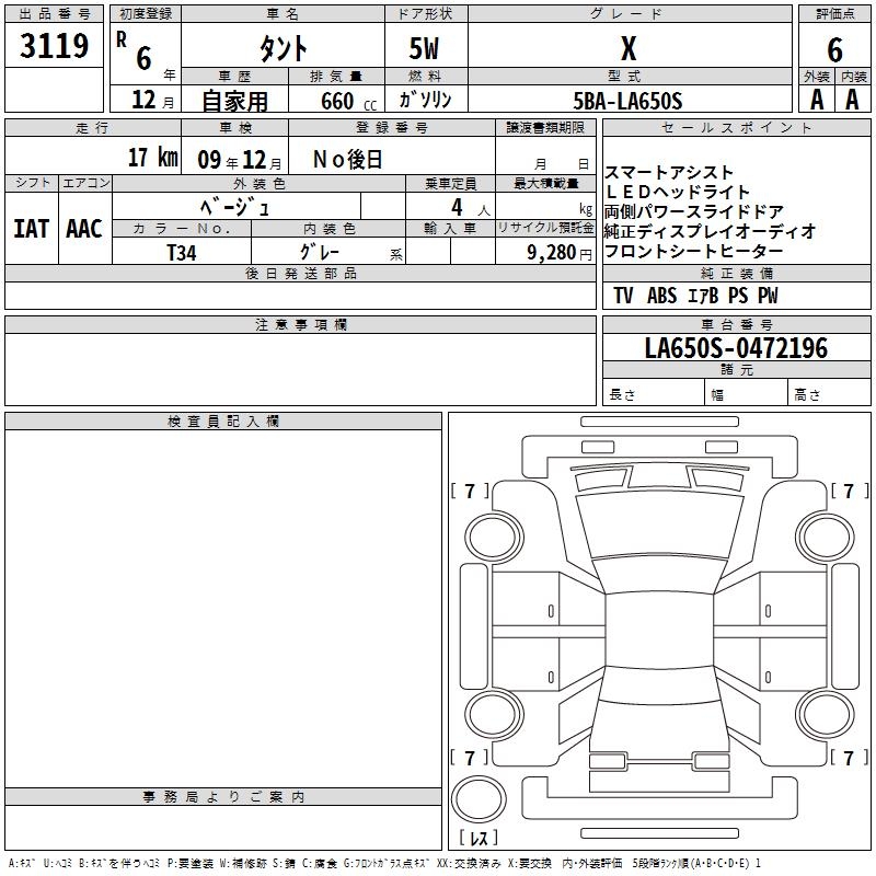 DAIHATSU TANTO