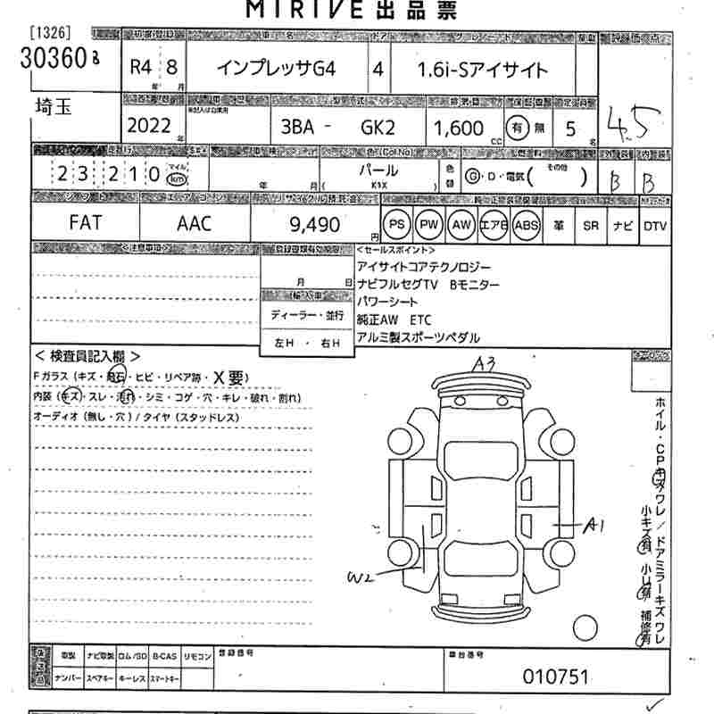 SUBARU IMPREZA
