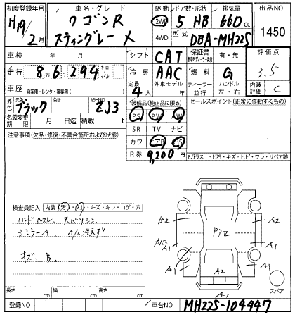 SUZUKI WAGON R