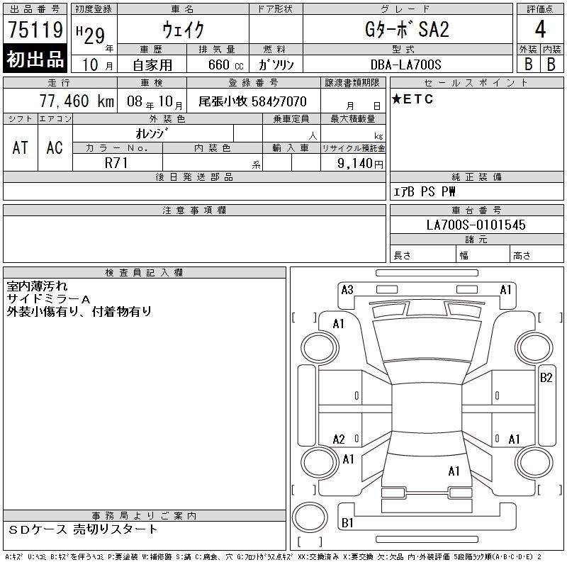 DAIHATSU WAKE