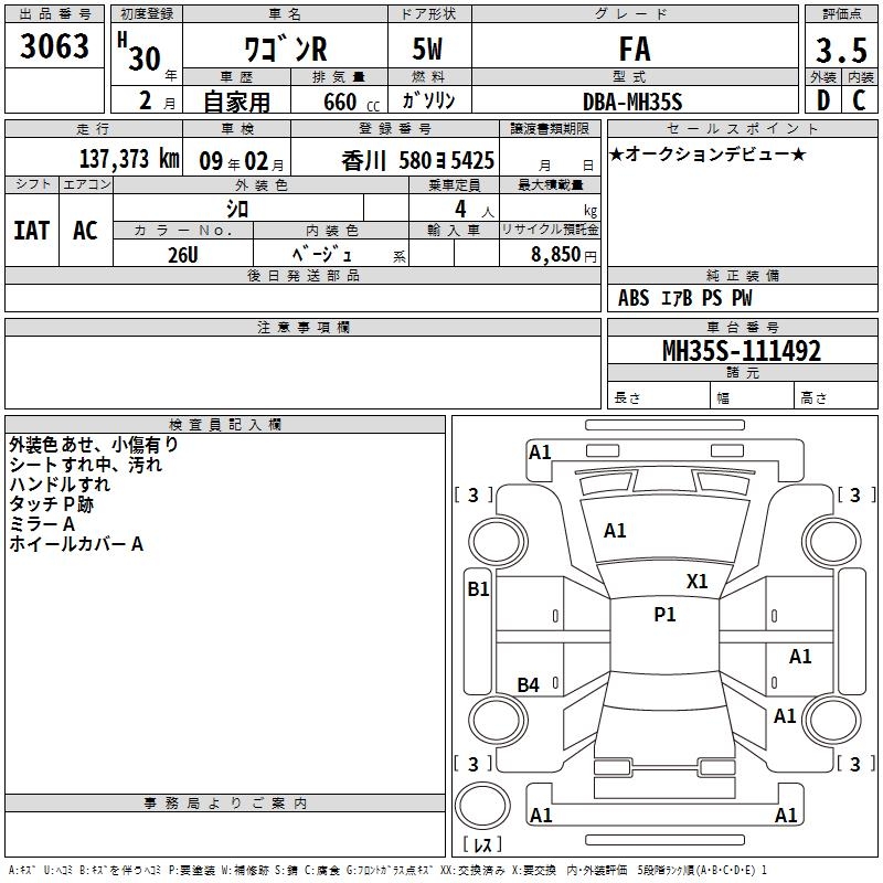SUZUKI WAGON R