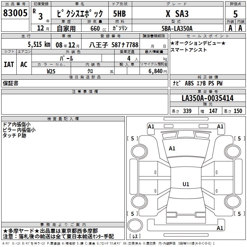 TOYOTA PIXIS EPOCH