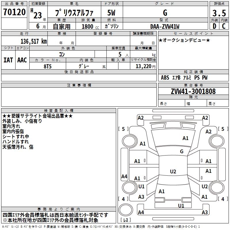 TOYOTA PRIUS ALPHA