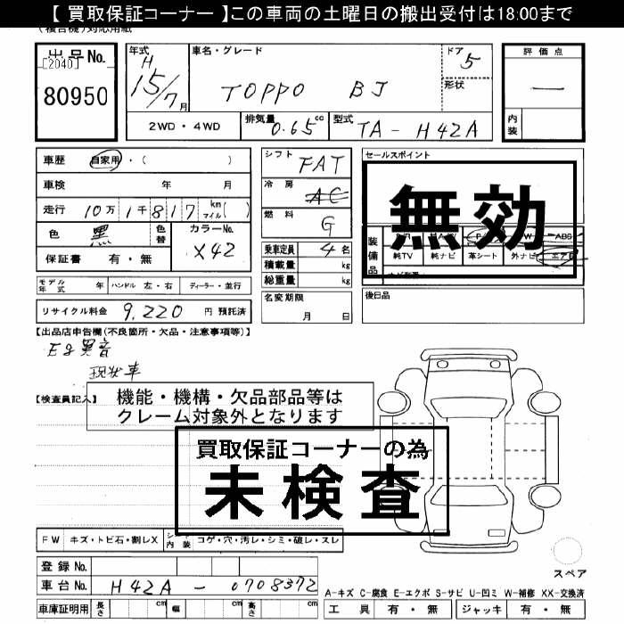 MITSUBISHI TOPPO BJ