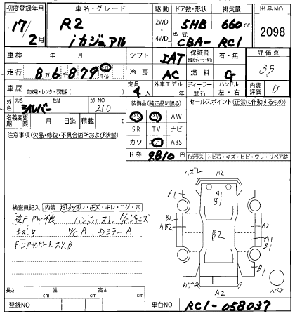 SUBARU R2