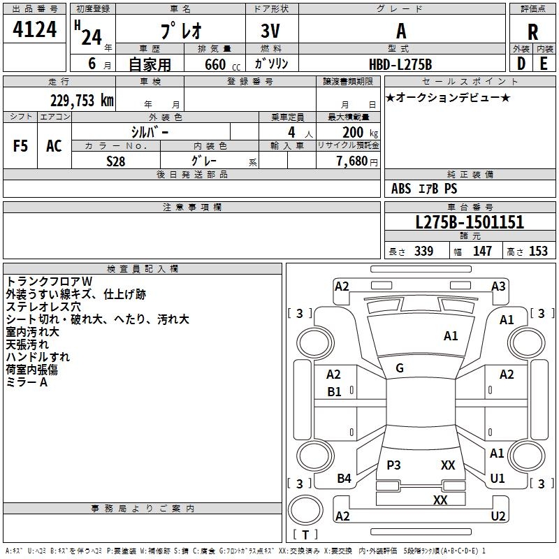 SUBARU PLEO