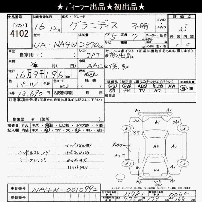 MITSUBISHI GRANDIS