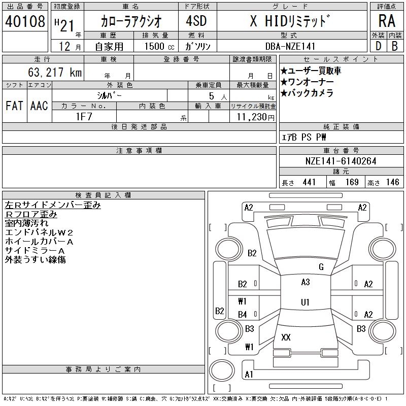 TOYOTA COROLLA AXIO