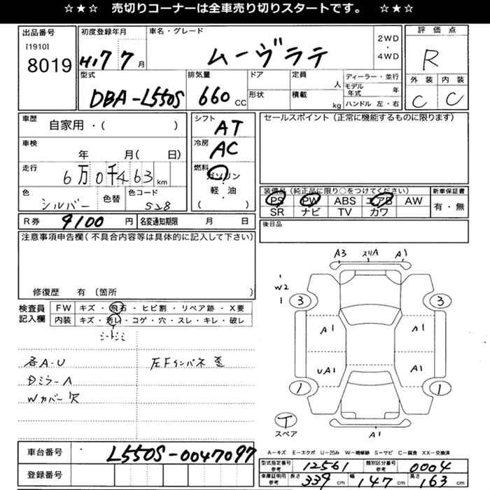 DAIHATSU MOVE LATTE