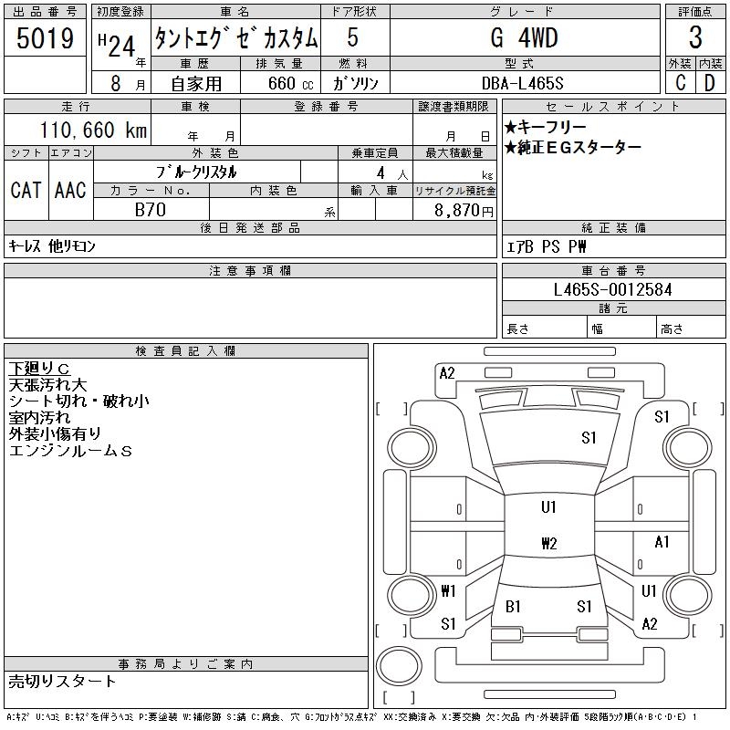 DAIHATSU TANTO EXE
