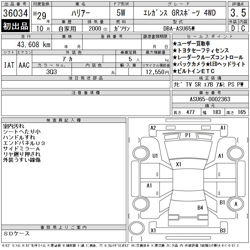 TOYOTA HARRIER