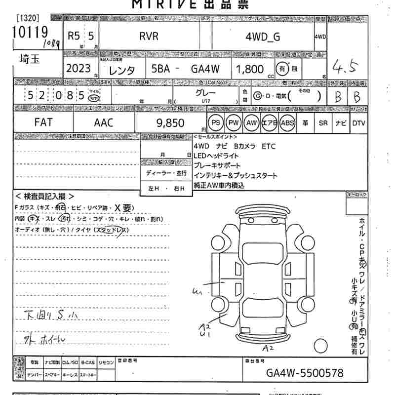 MITSUBISHI RVR