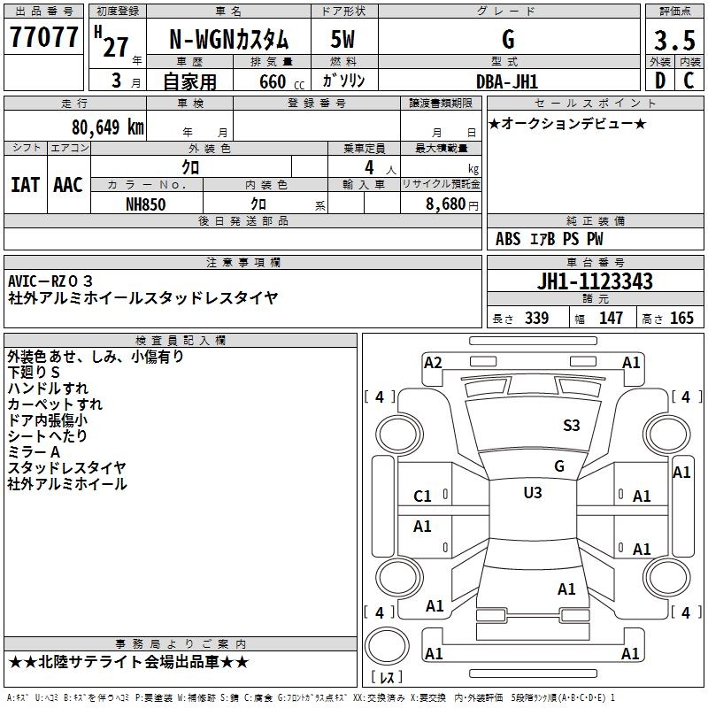 HONDA N-WGN