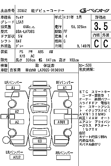 DAIHATSU WAKE