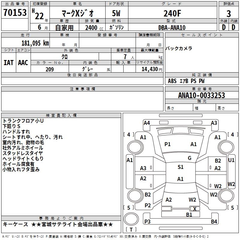 TOYOTA MARK X ZIO
