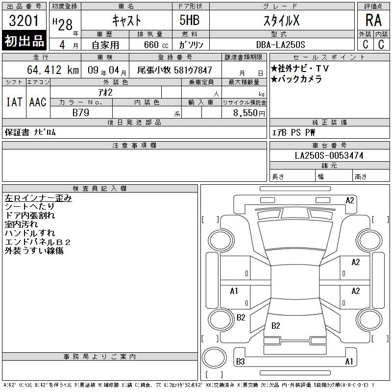 DAIHATSU CAST