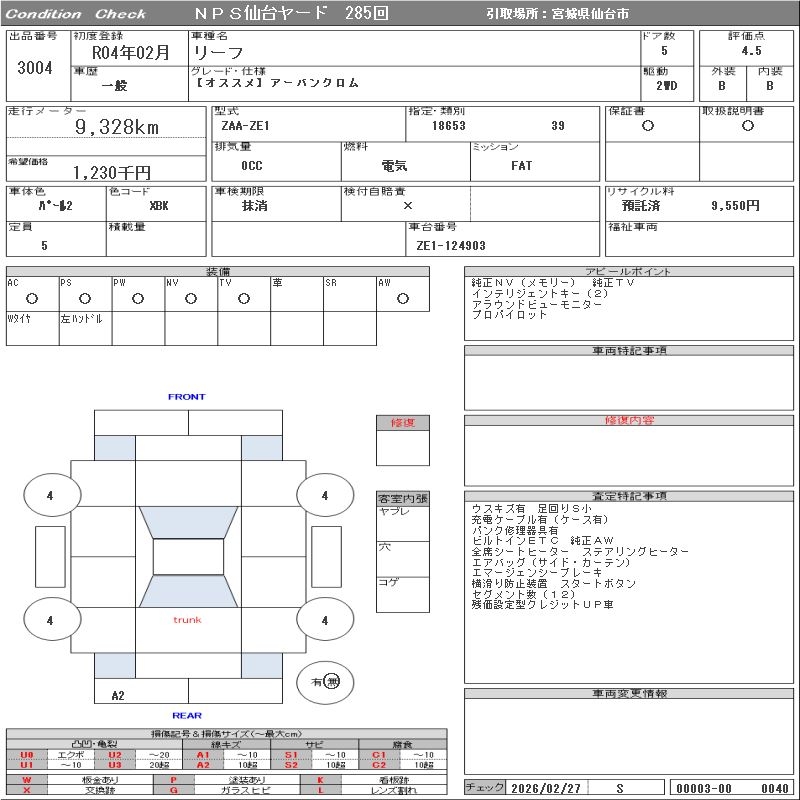 NISSAN LEAF