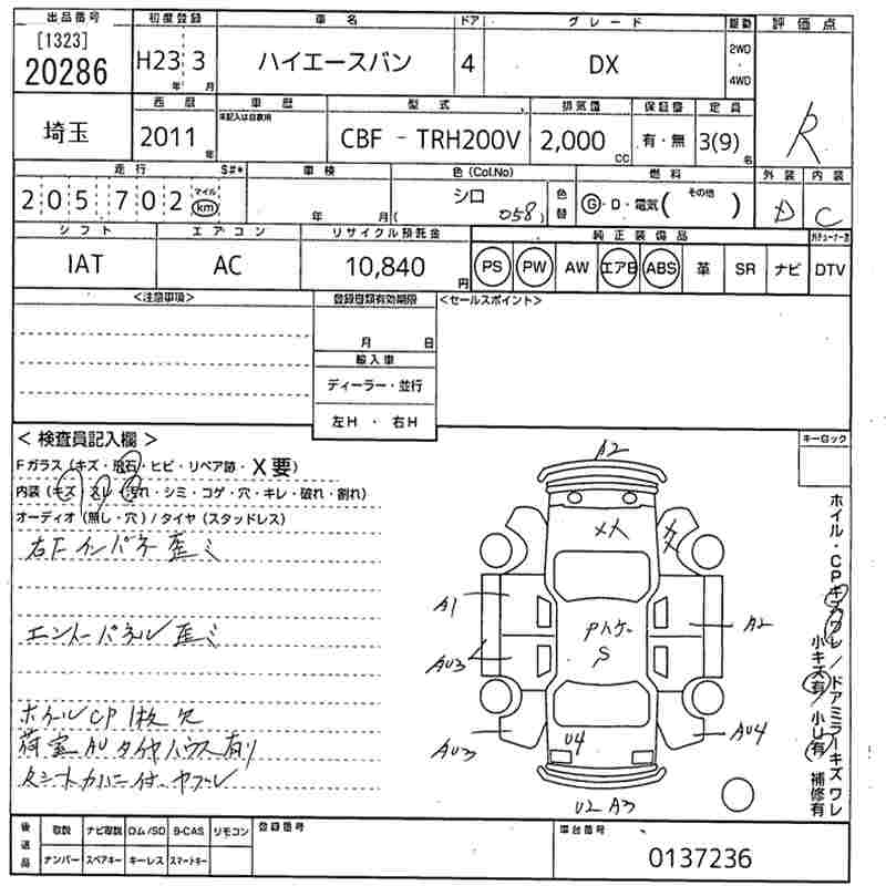 TOYOTA REGIUS ACE