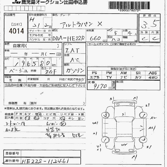 SUZUKI ALTO LAPIN