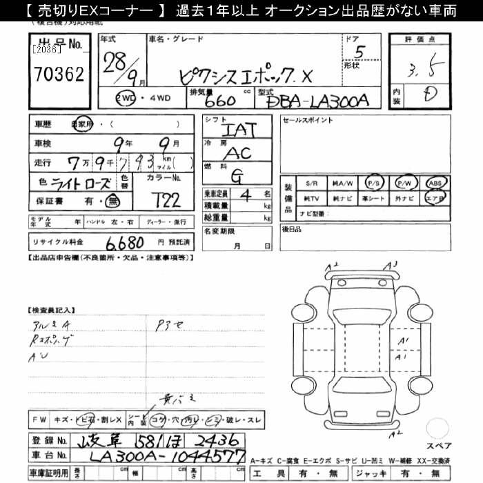 TOYOTA PIXIS EPOCH