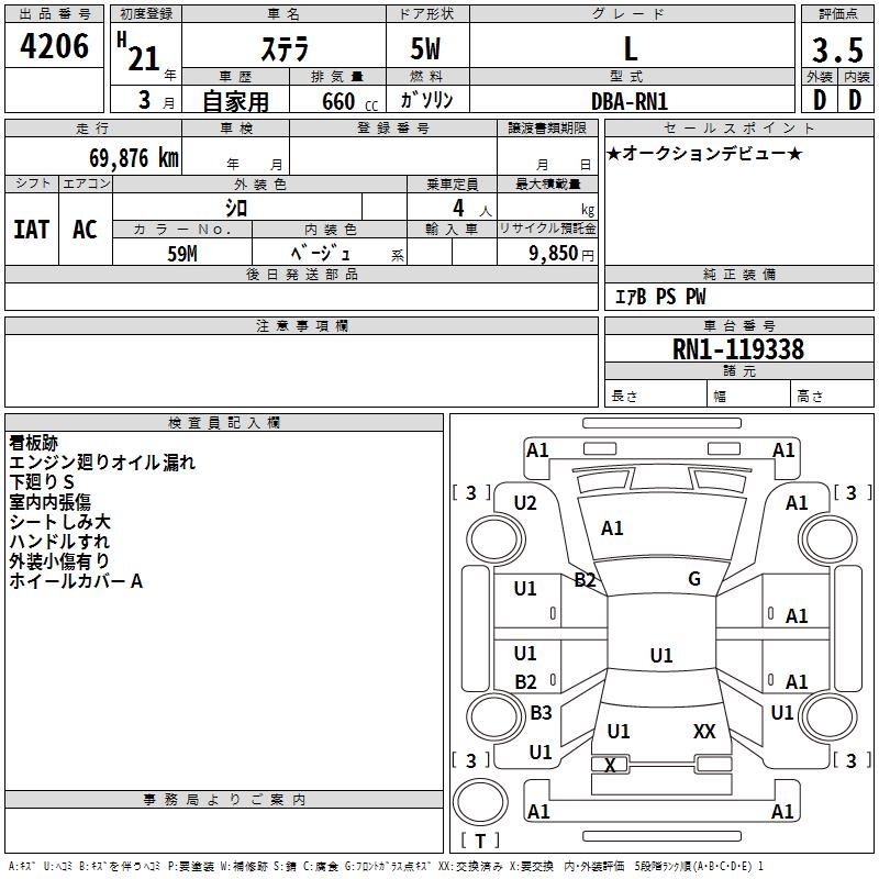 SUBARU STELLA