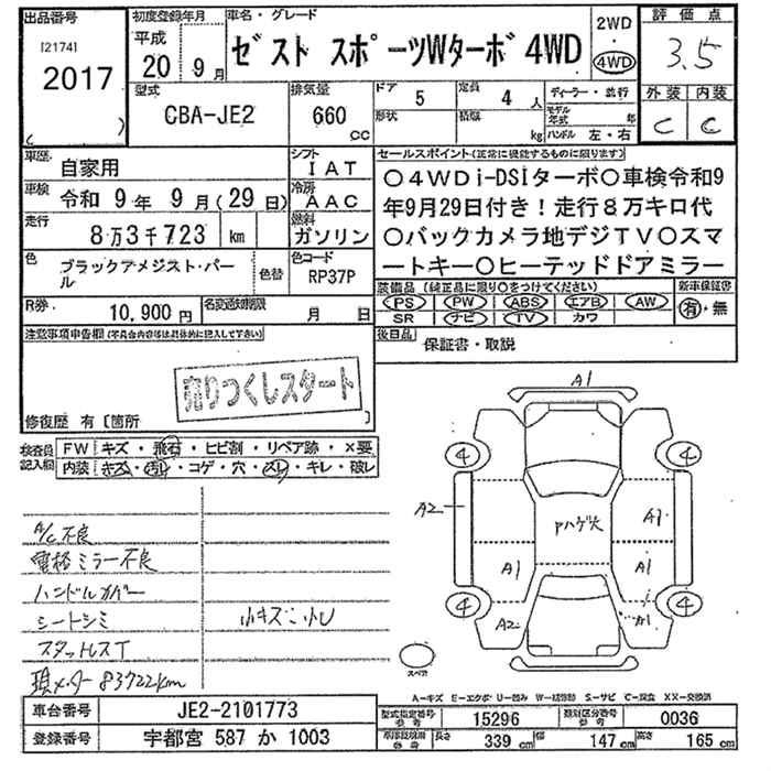 HONDA ZEST