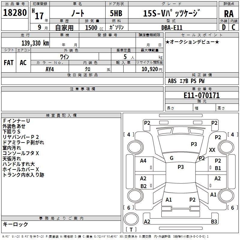 NISSAN NOTE