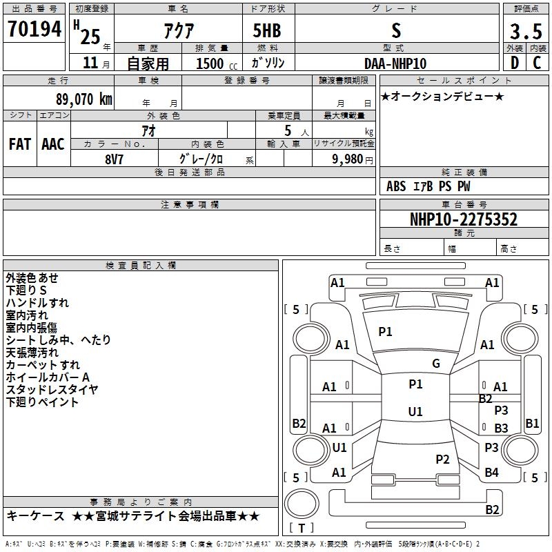 TOYOTA AQUA