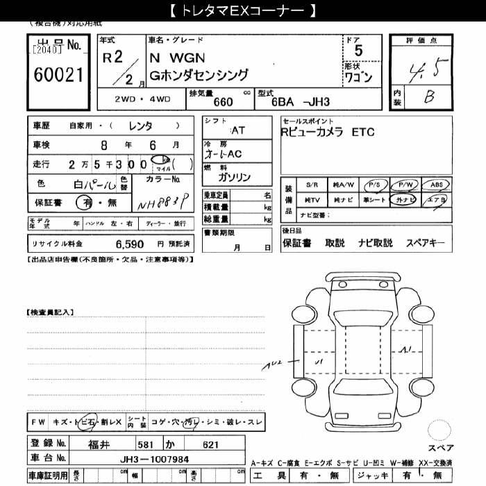 HONDA N-WGN
