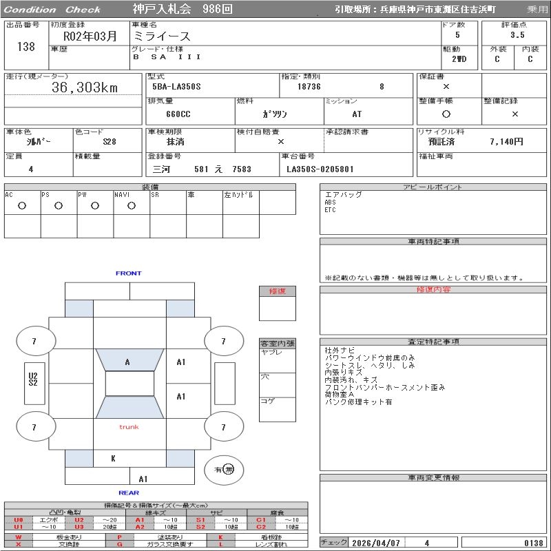 DAIHATSU MIRA E:S