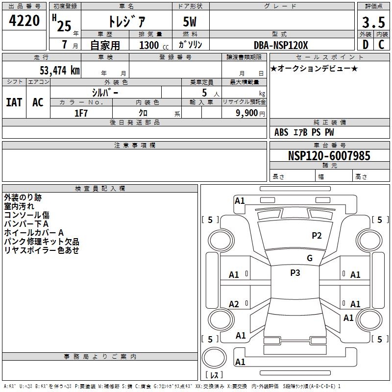 SUBARU TREZIA