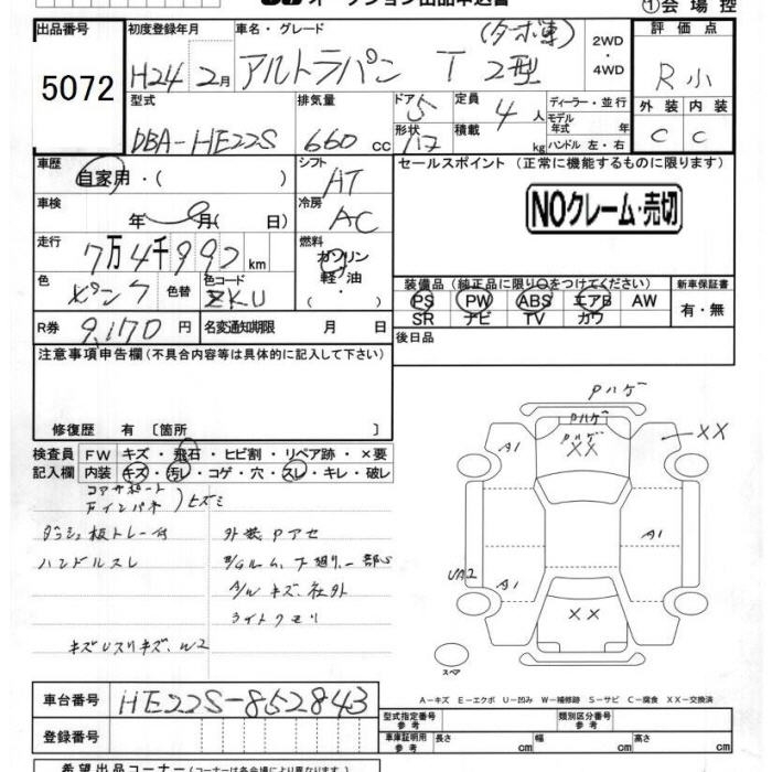 SUZUKI ALTO LAPIN