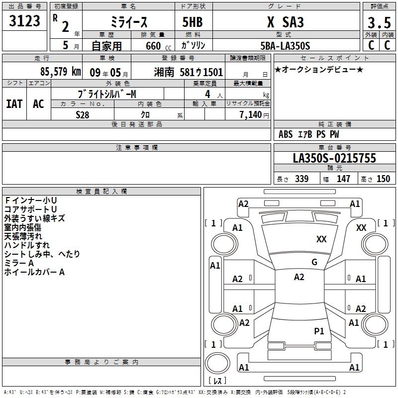 DAIHATSU MIRA E:S