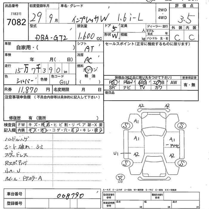 SUBARU IMPREZA