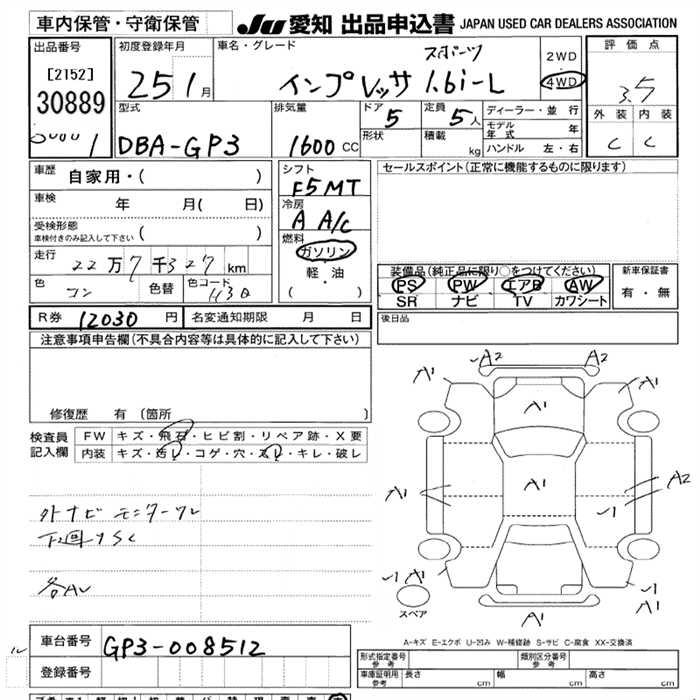 SUBARU IMPREZA