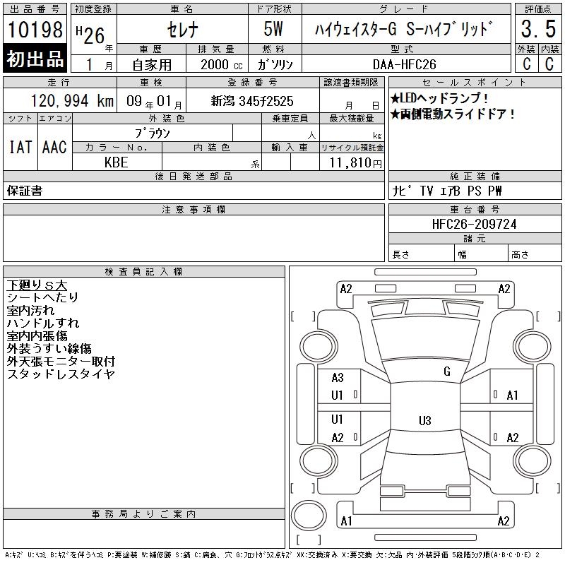 NISSAN SERENA