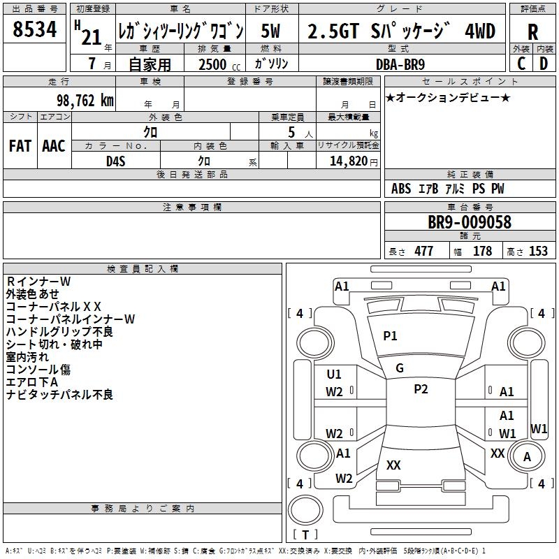 SUBARU LEGACY