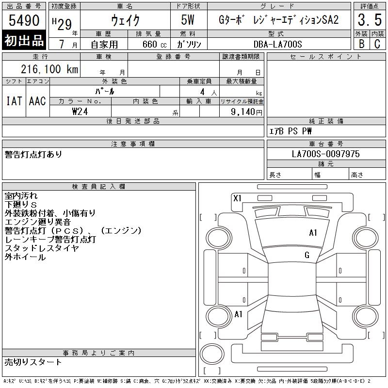DAIHATSU WAKE