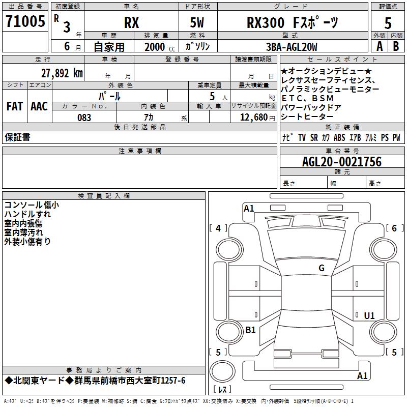 LEXUS RX300