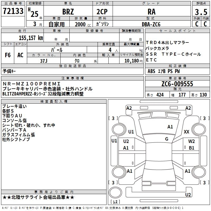 SUBARU BRZ