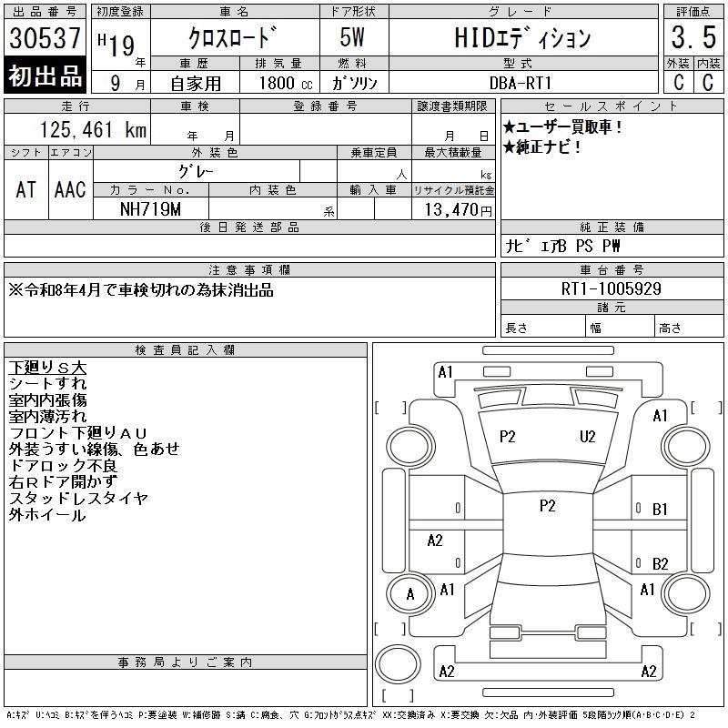 HONDA CROSSROAD