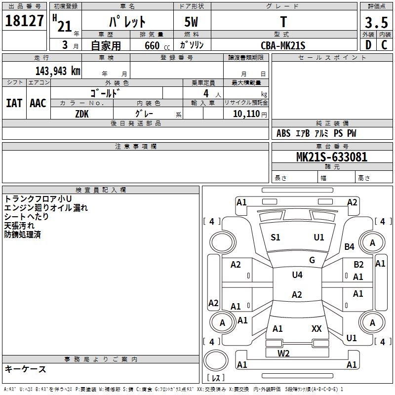 SUZUKI PALETTE