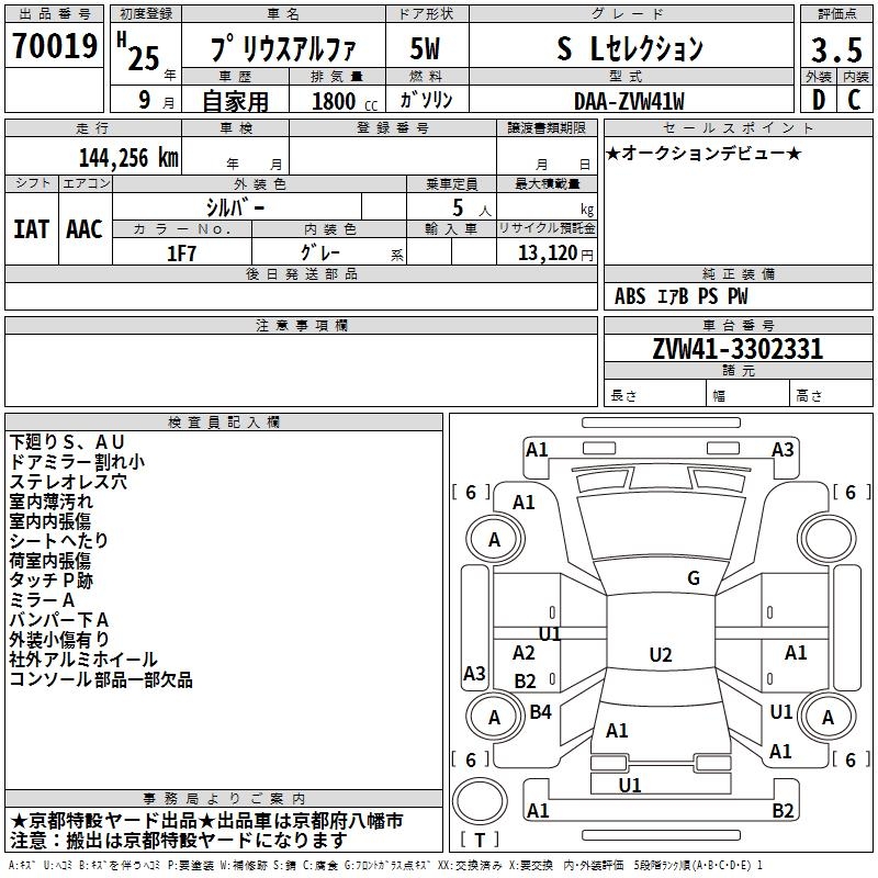 TOYOTA PRIUS ALPHA