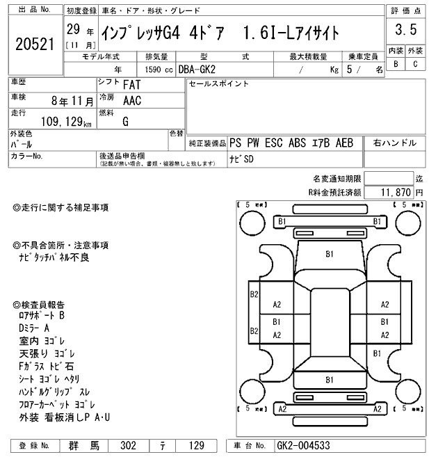 SUBARU IMPREZA